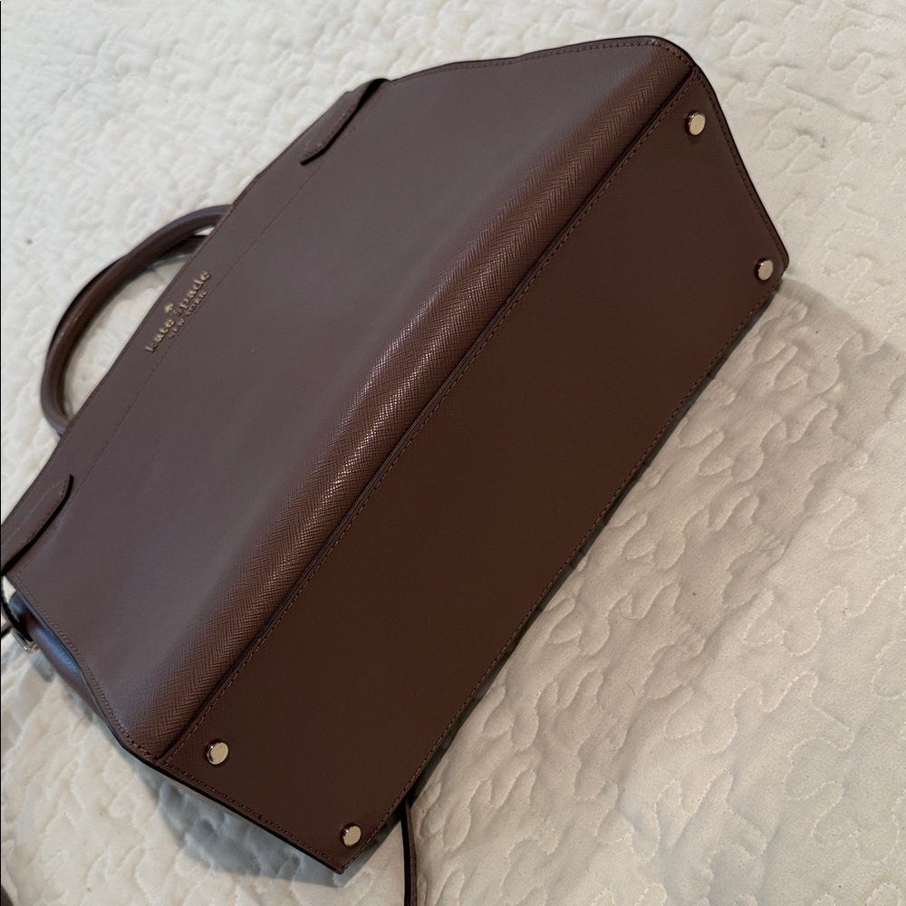NWOT Kate Spade Chocolate Brown Satchel - Picture 9 of 9